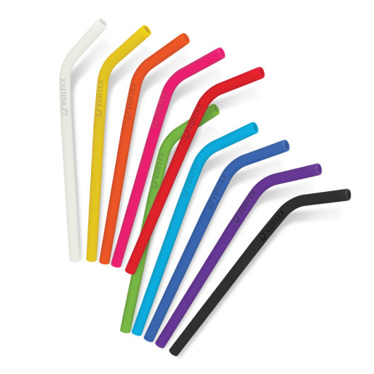 Silicone Drinking Straws Debossed